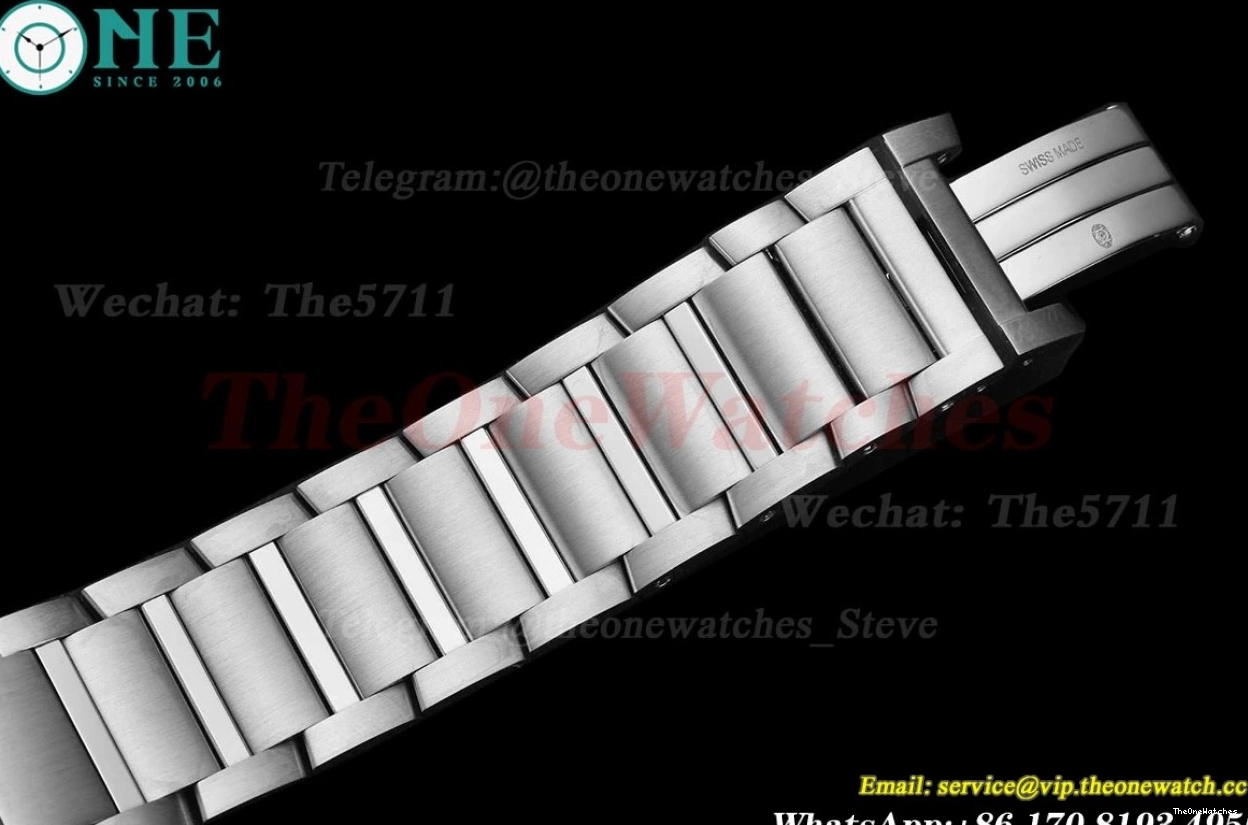 Tank SS SS 27mm Française 8848F Quartz Dial Silver 0326